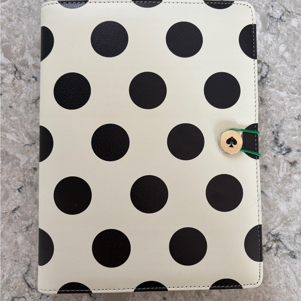 Kate Spade x Target Black and White Polka Dot Party Planner